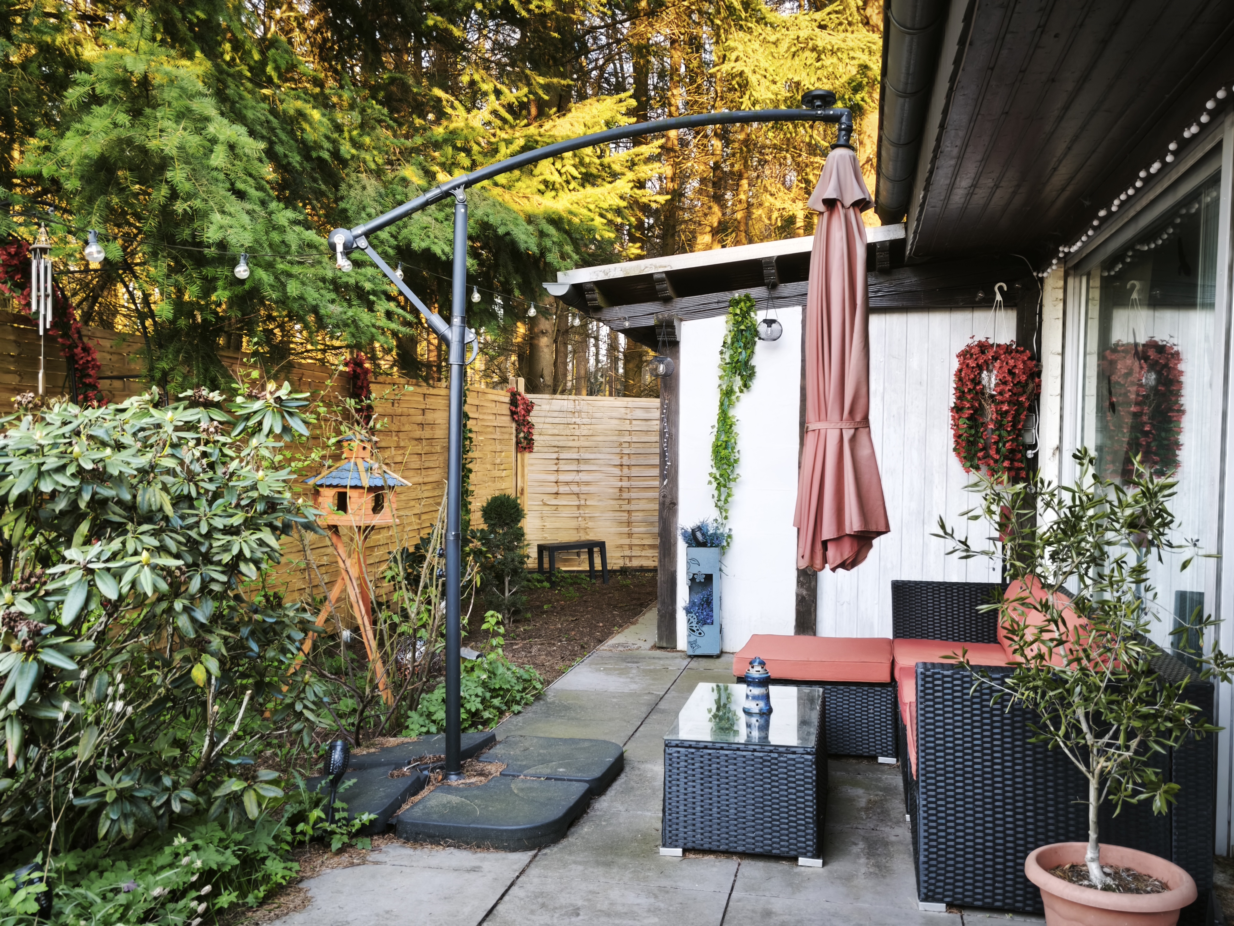 Sonnige Terrasse Haus Schauren