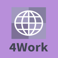 Arbeitsvermittlung 4Work Logo